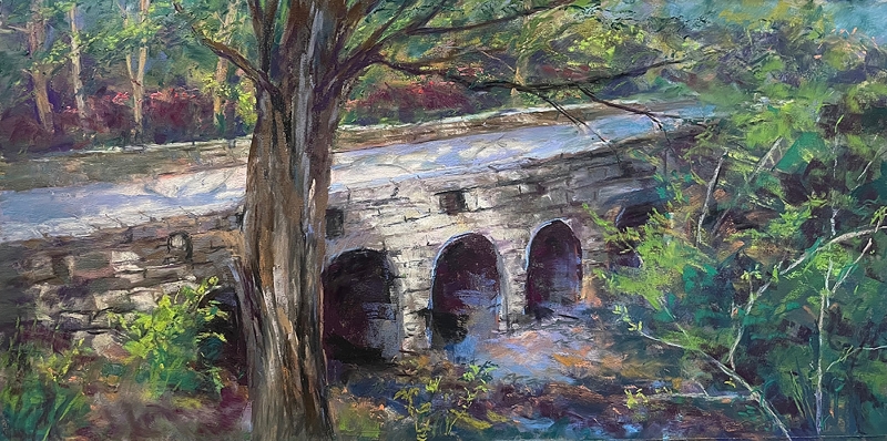 The Bridge Less Traveled by artist Linda Wells